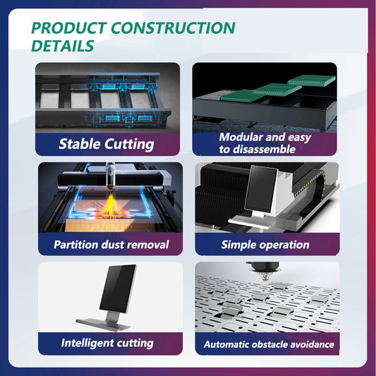 Dual purpose cutting machine | Pipe and sheet cutting machine | Laser cutting and punching | 3000W